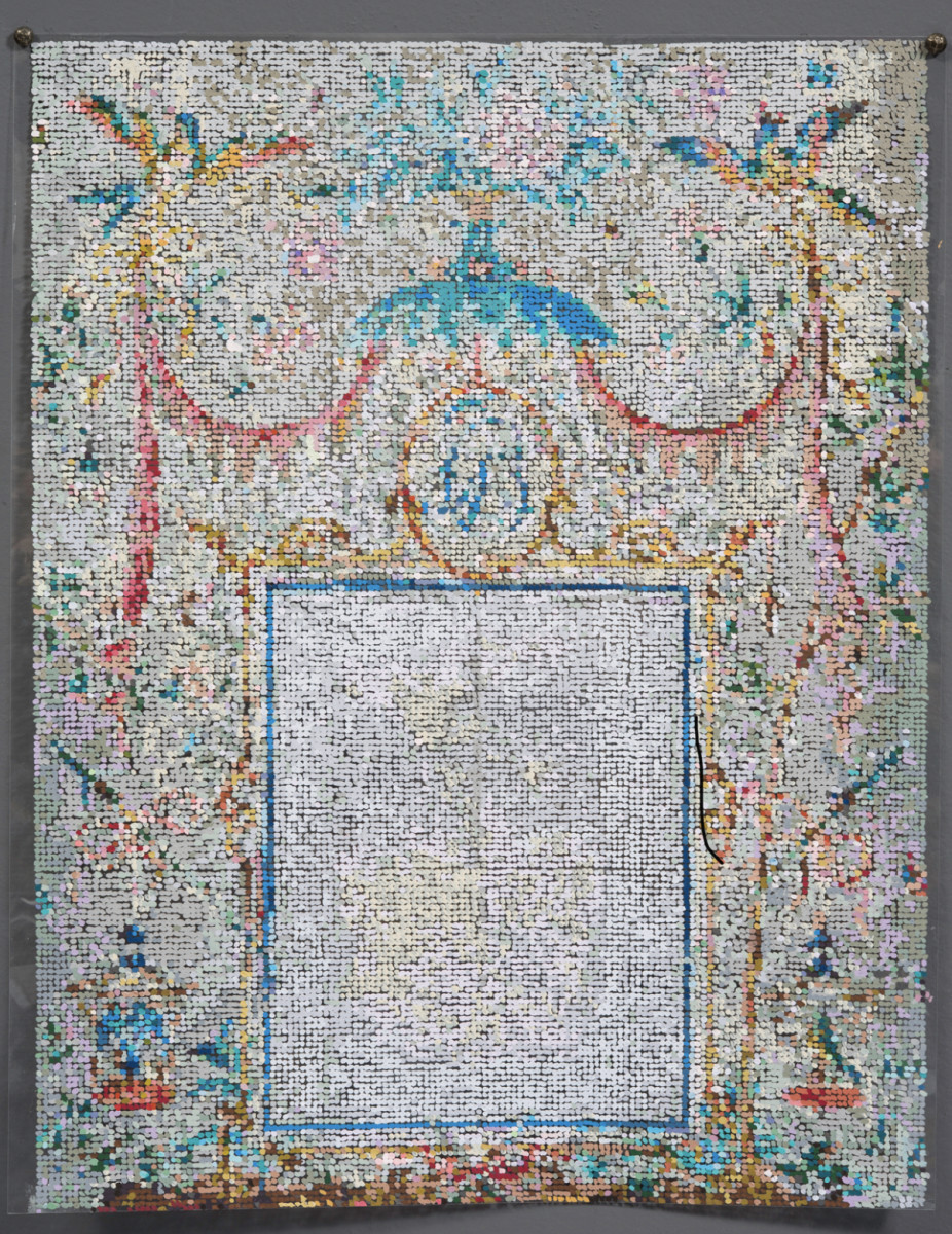 After French Wallpaper (Frame) by Kirstin Lamb Studio 
