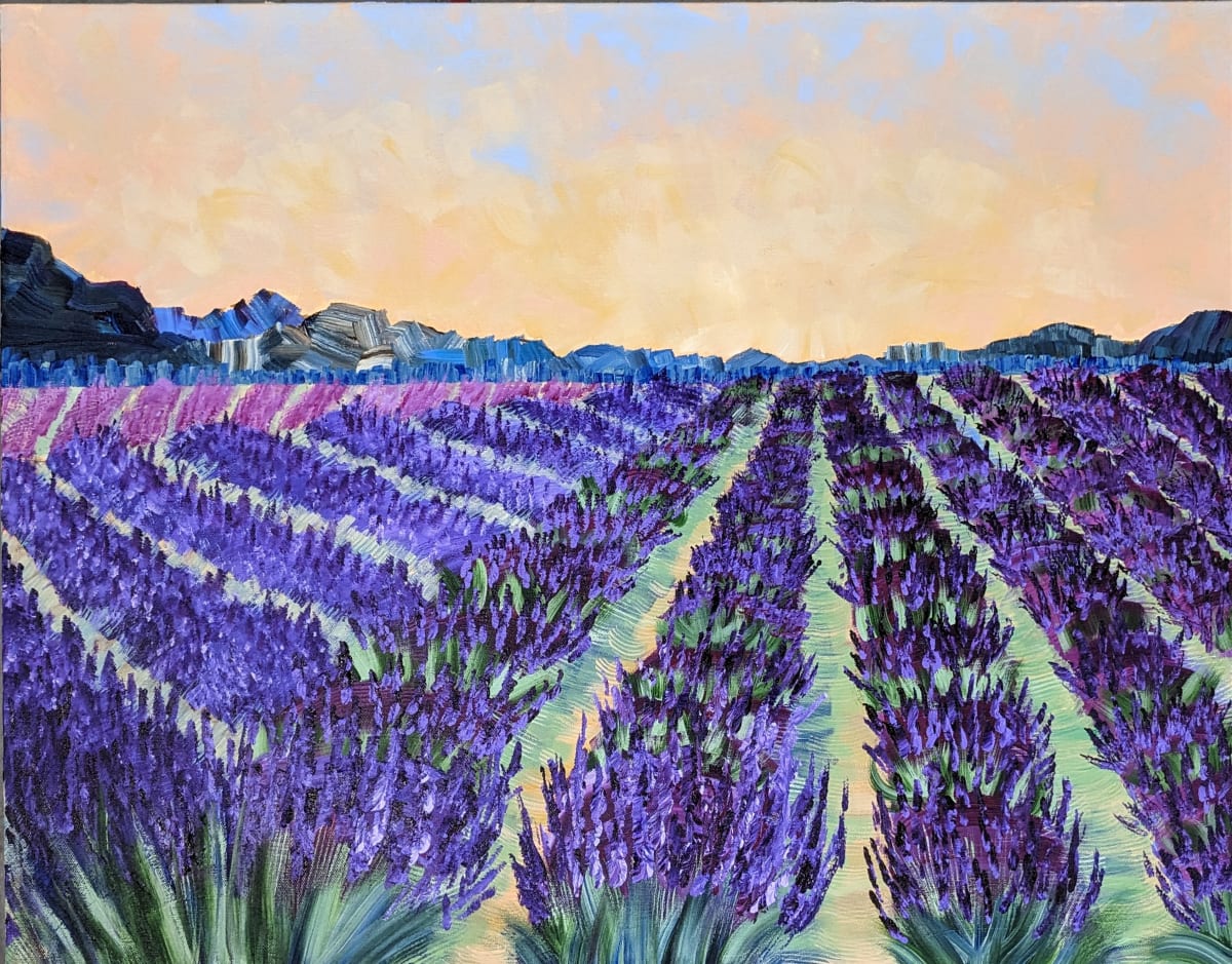 Lavender Dusk by Rachael LaMielle 