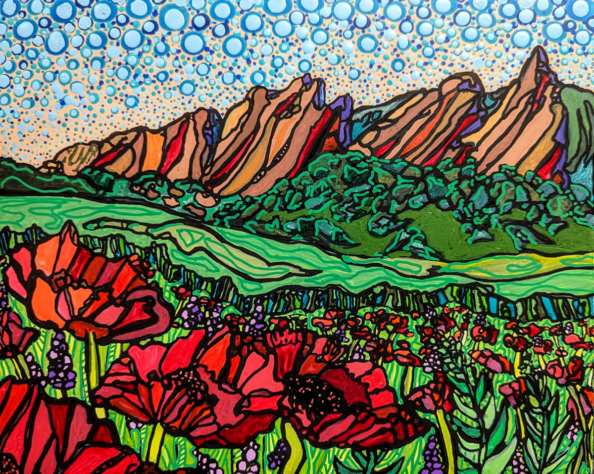 Flatirons 'n Flowers by Rachael LaMielle 