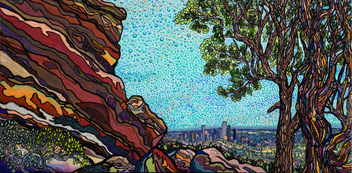 Red Rocks 'n Dots by Rachael LaMielle 