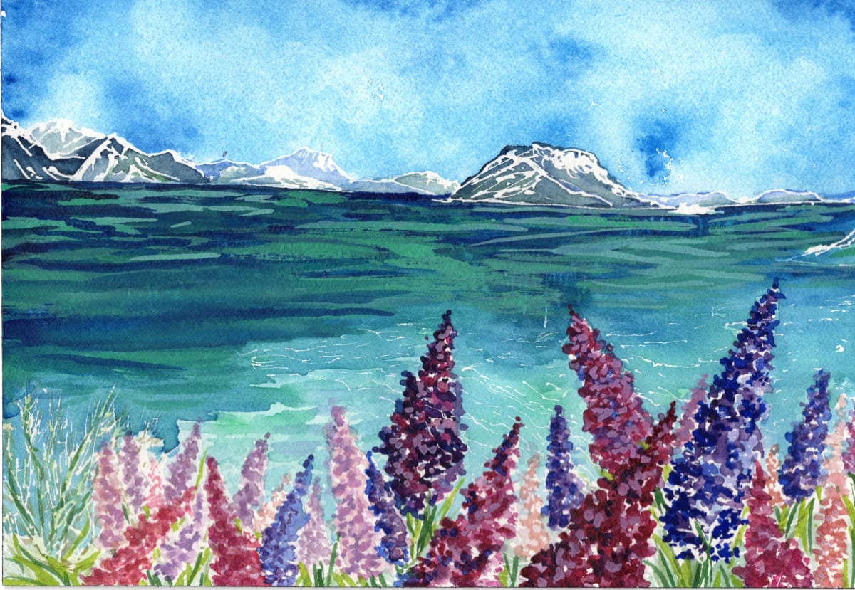 South Island Lupine by Rachael LaMielle 