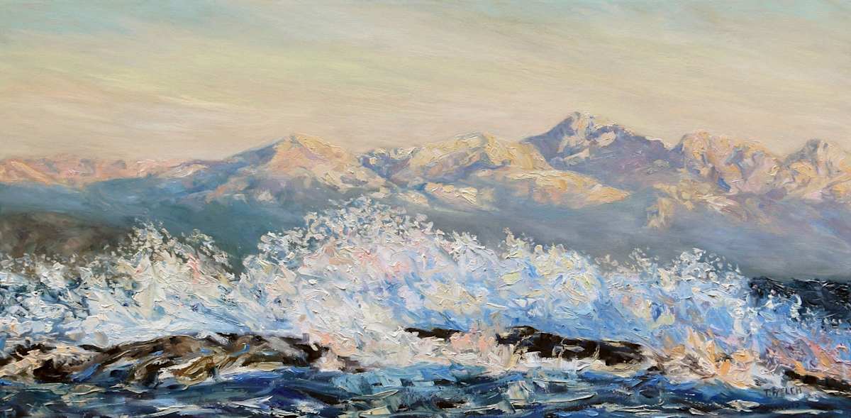 Northeasterly Morning Strait of Georgia Mayne Island BC by Terrill Welch, Image 1.