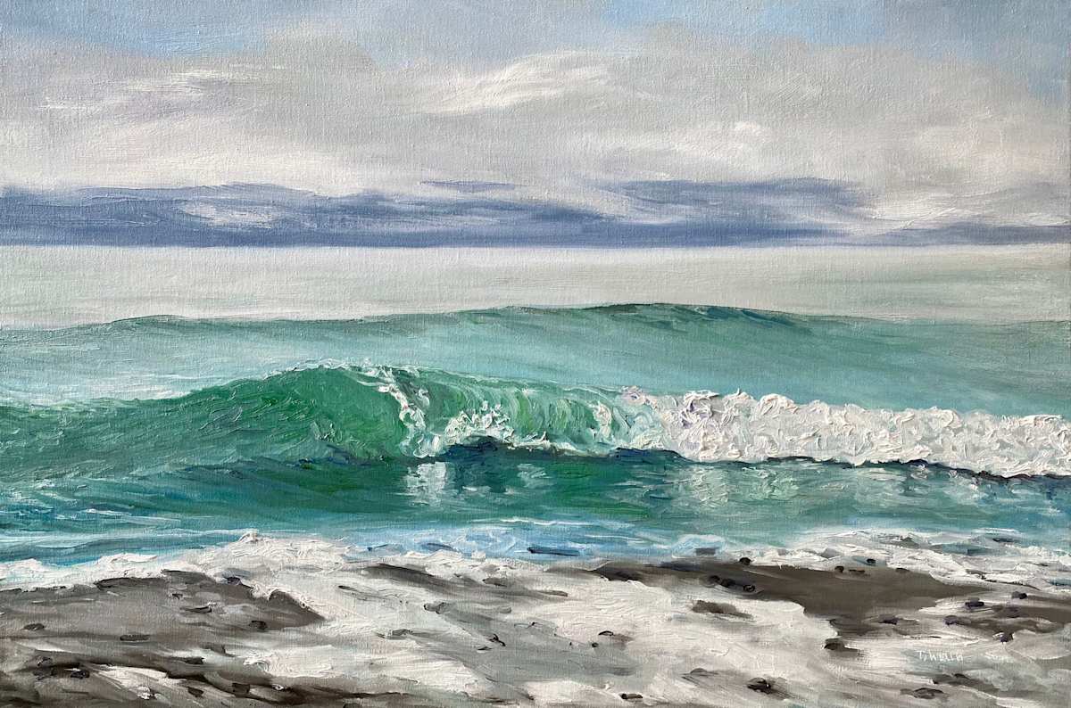 China Beach in Late February by Terrill Welch, Image 1.
