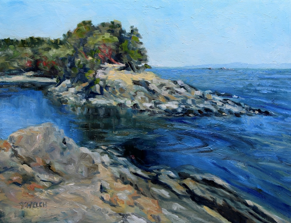 Canoe Pass at Winter Cove by Terrill Welch  