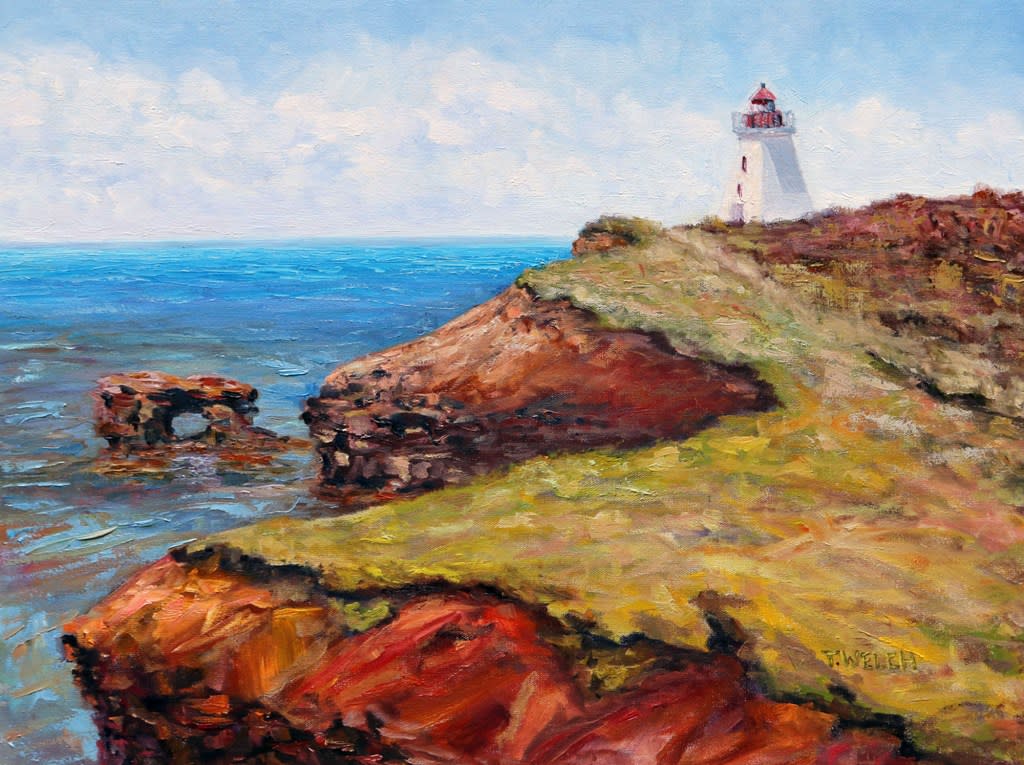 Cap Egmont Lighthouse PEI by Terrill Welch  