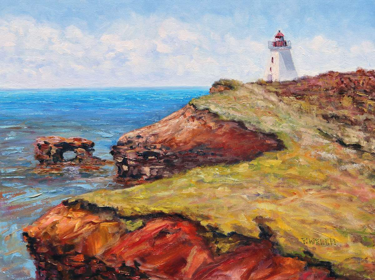 Cap Egmont Lighthouse PEI by Terrill Welch, Image 5.