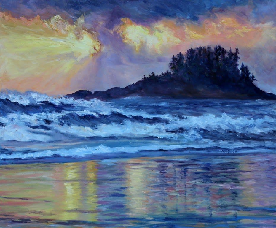 Chesterman Beach Sunset By Terrill Welch Artwork Archive