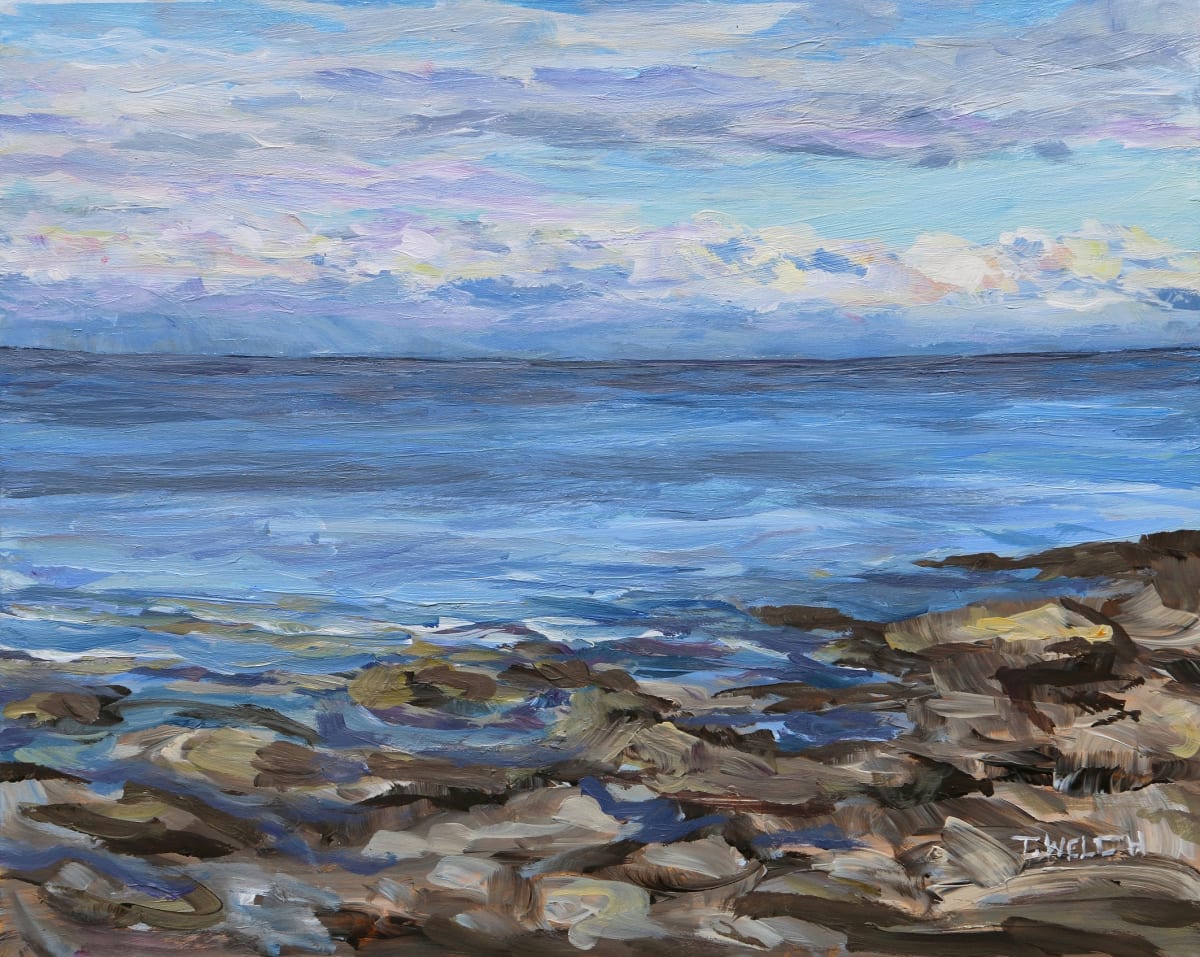 Early Evening Active Pass by Terrill Welch 