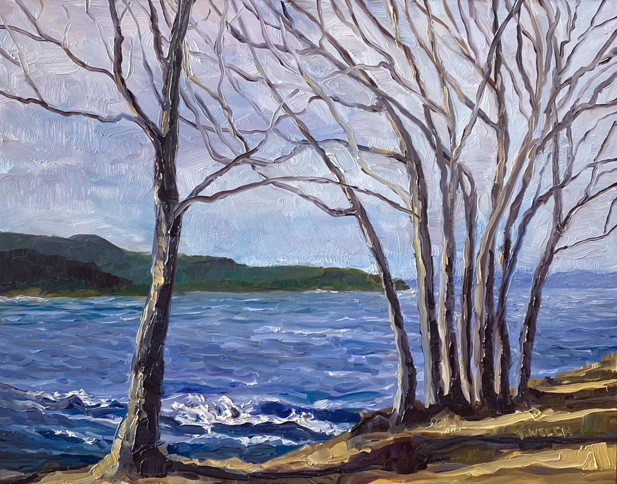 Winter Light in the Maples by Terrill Welch, Image 1.