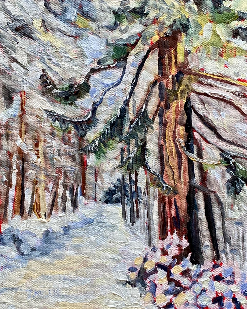 First Snow on the Trail by Terrill Welch 