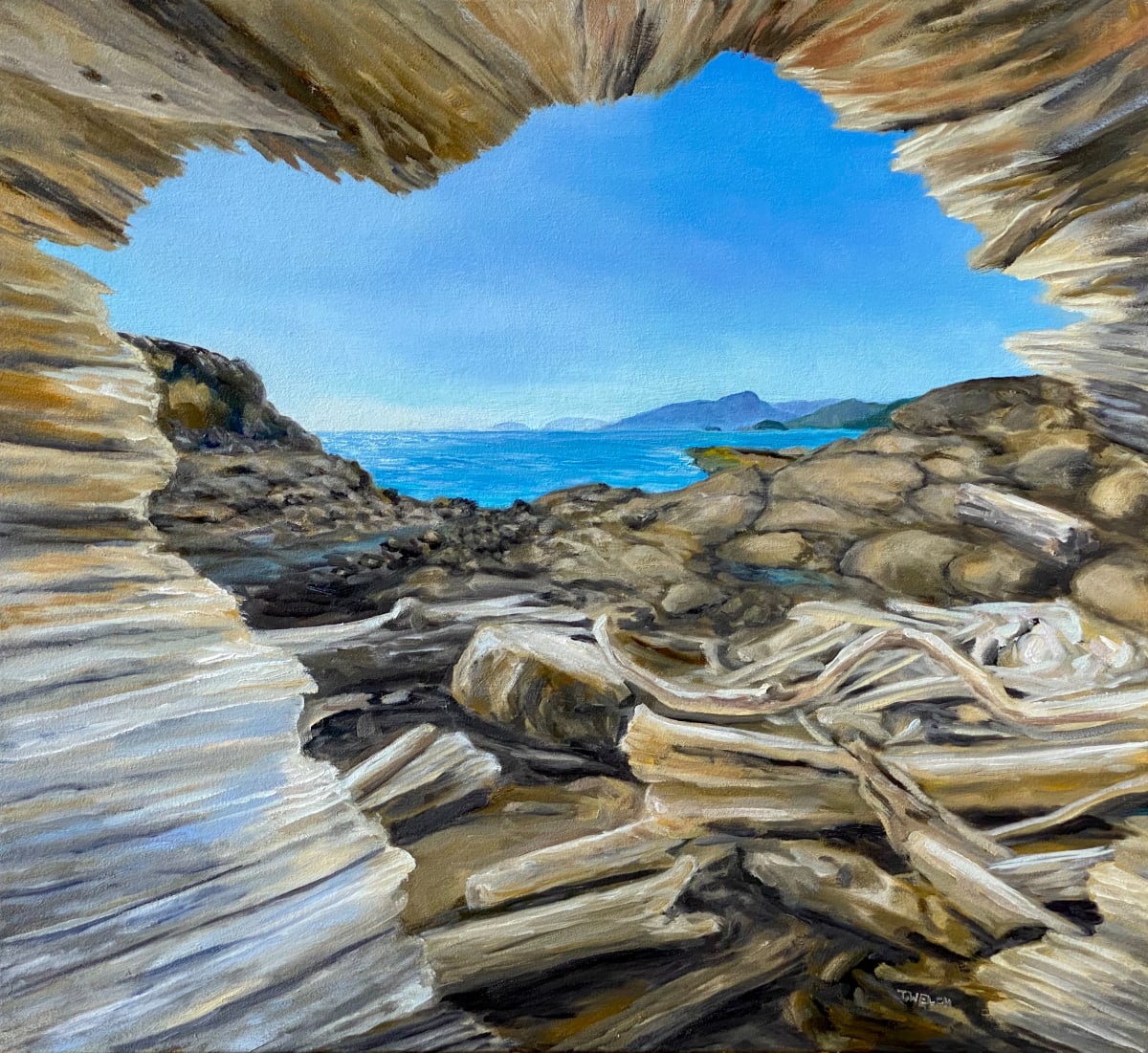 Resting at Edith Point by Terrill Welch, Image 1.