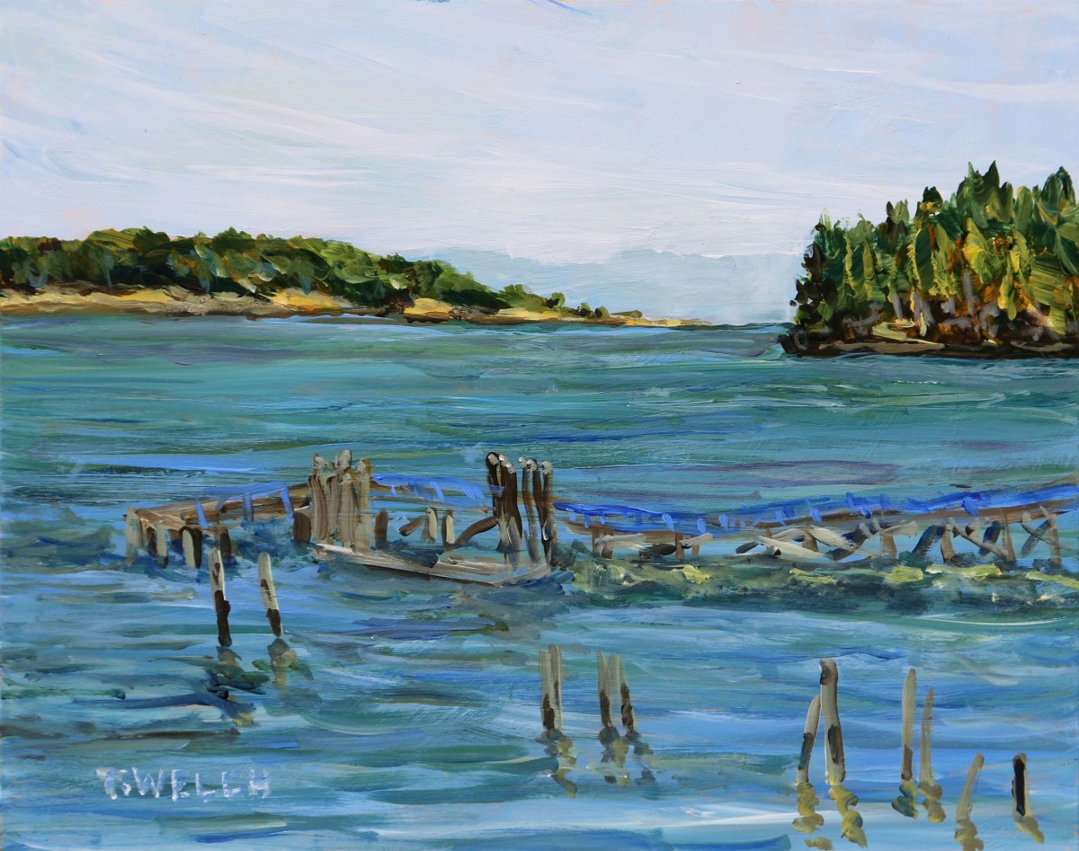 Miners Bay Mayne Island study by Terrill Welch  