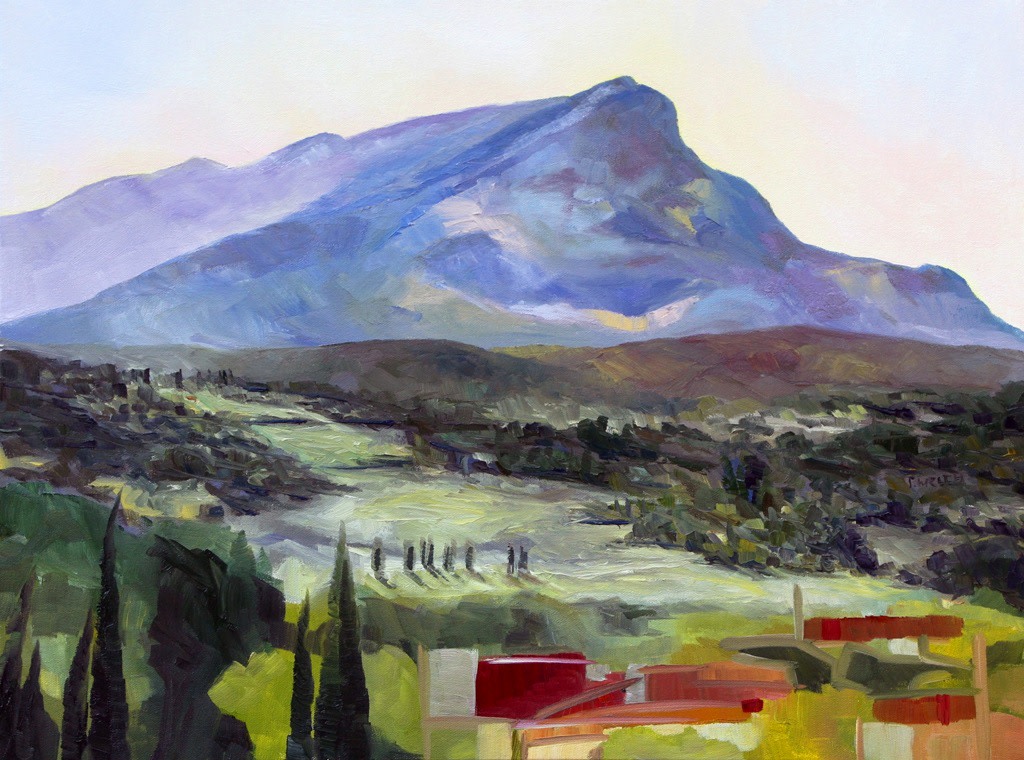 Morning with Cezanne's Mountain by Terrill Welch  