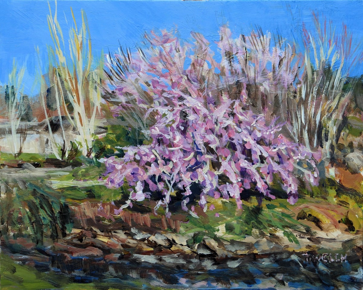 Plum Blossom Afternoon by Terrill Welch  