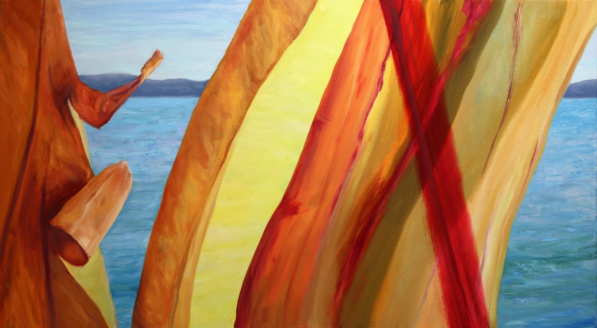 Red Line Arbutus and the Salish Sea by Terrill Welch 