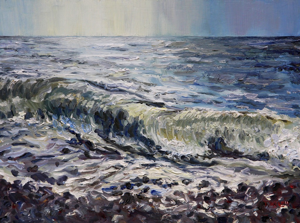 Sea and Stones French Beach by Terrill Welch  