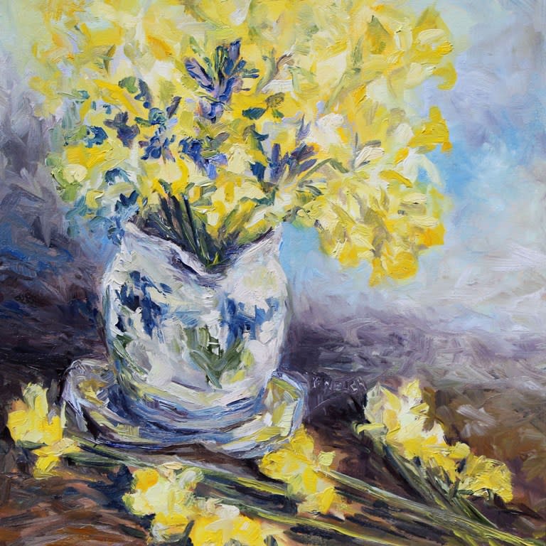 Suggestion of Daffodils by Terrill Welch  