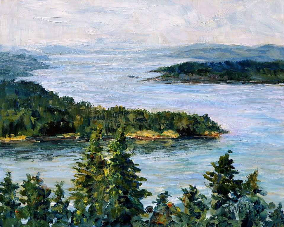 The Bluffs Galiano Island by Terrill Welch  