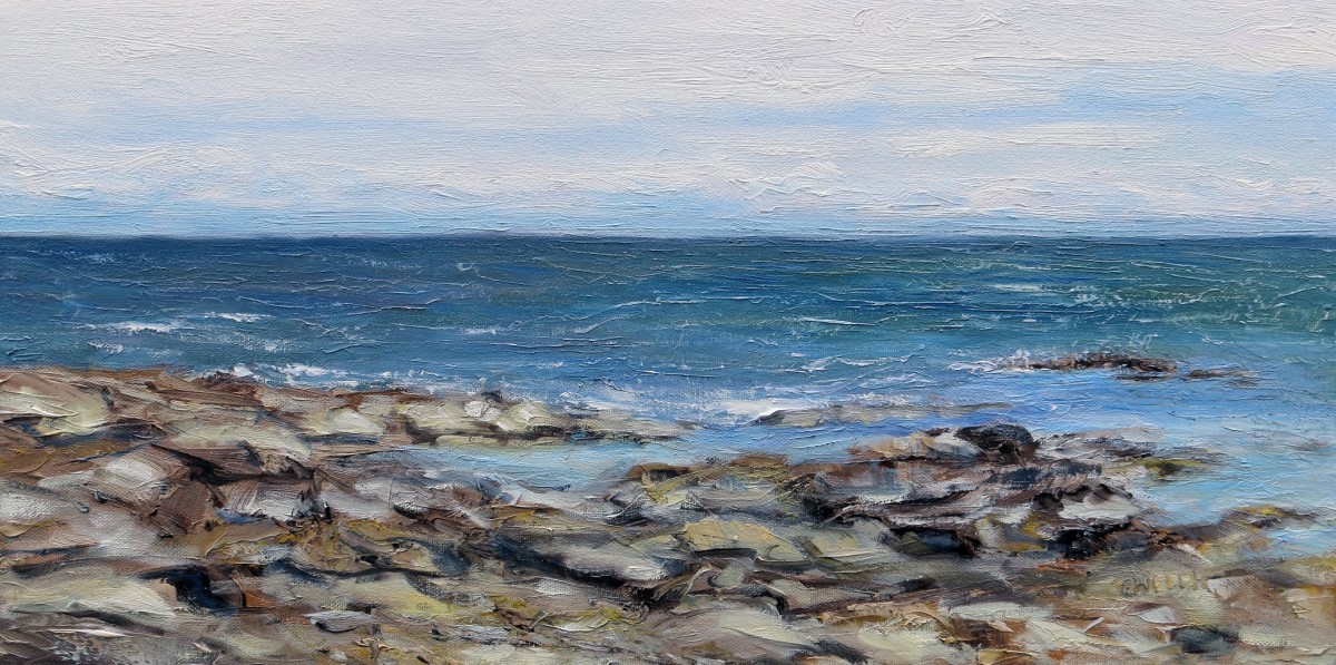 Tide coming in Reef Bay by Terrill Welch  