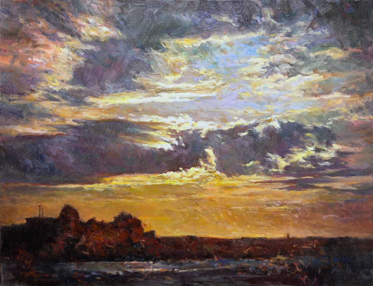 Alviso Sunset by Daniel Mundy 