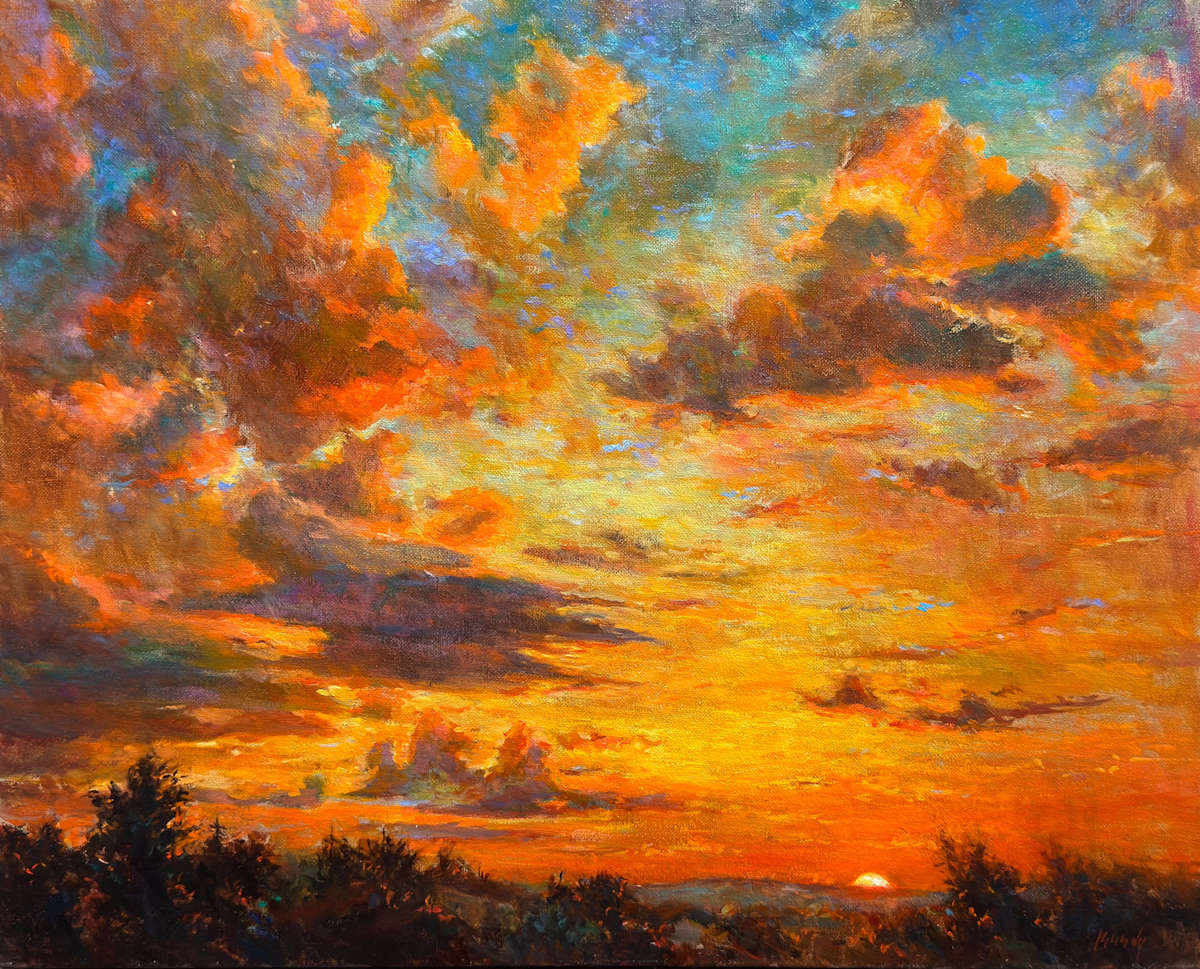 Summer Sunset - Rio Rancho by Daniel Mundy 
