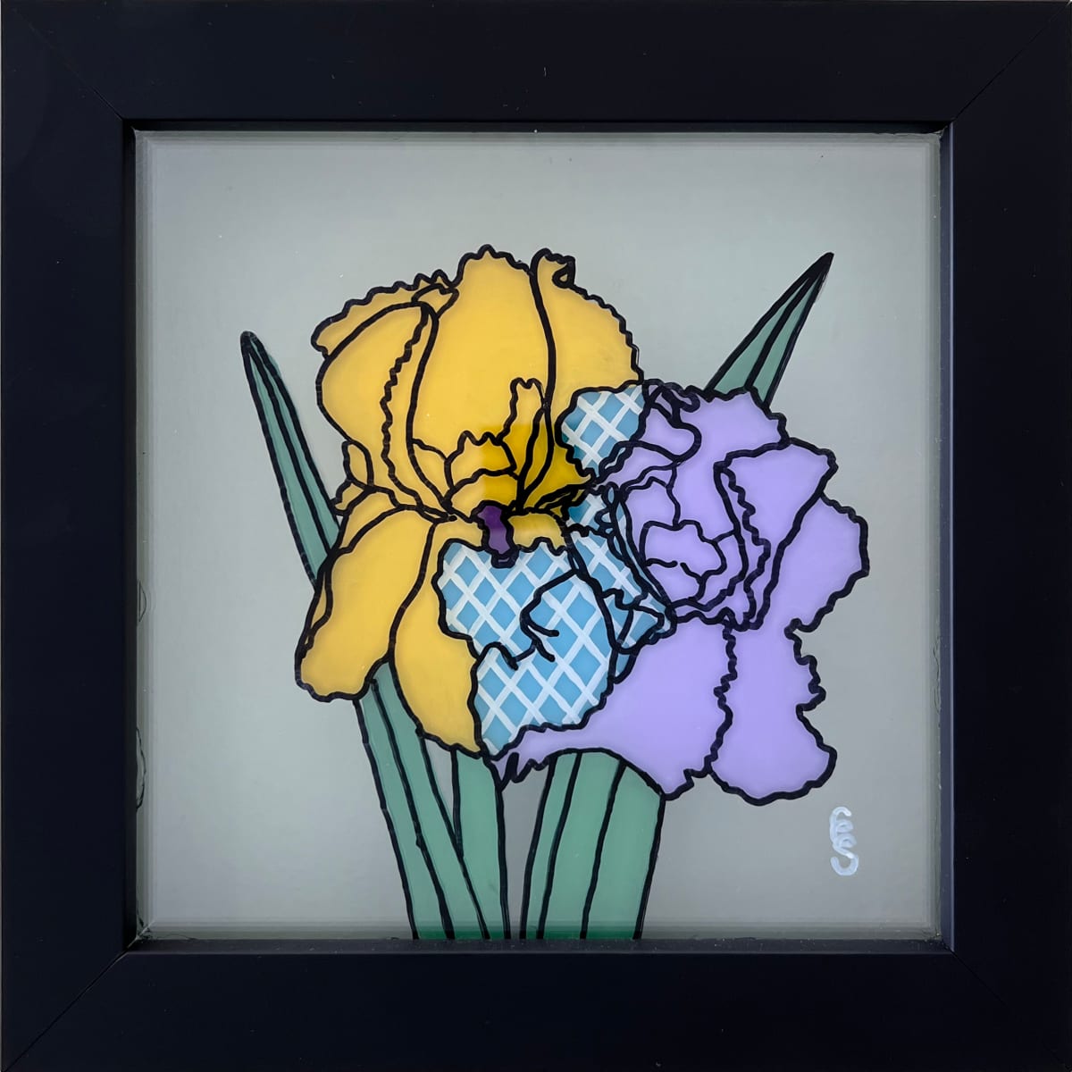 Iris Blooms II by Artsy Elaine (Amanda Elaine Sadowski) 