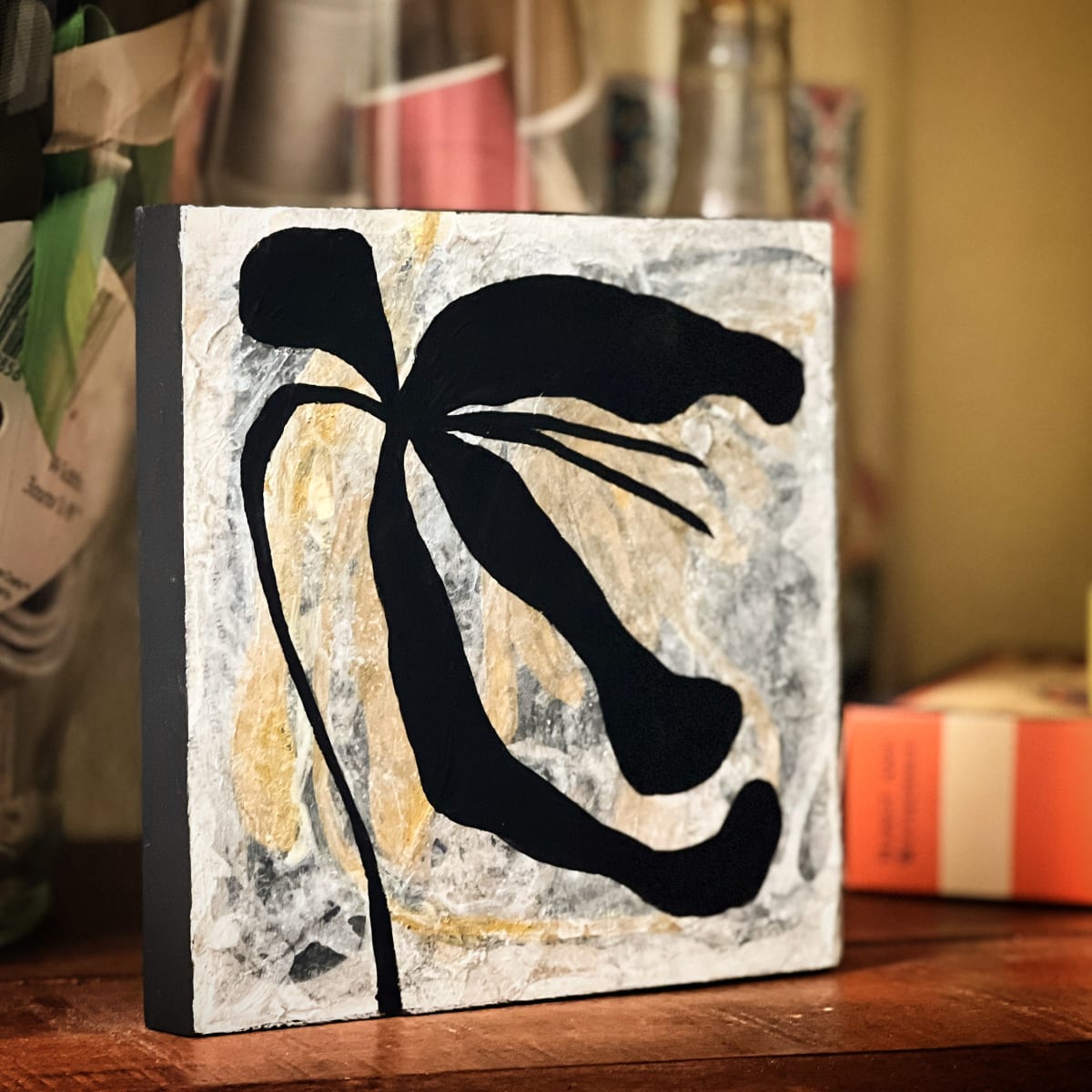 Vanilla by Cynthia Berg  Image: 6x6 acrylic on wood panel