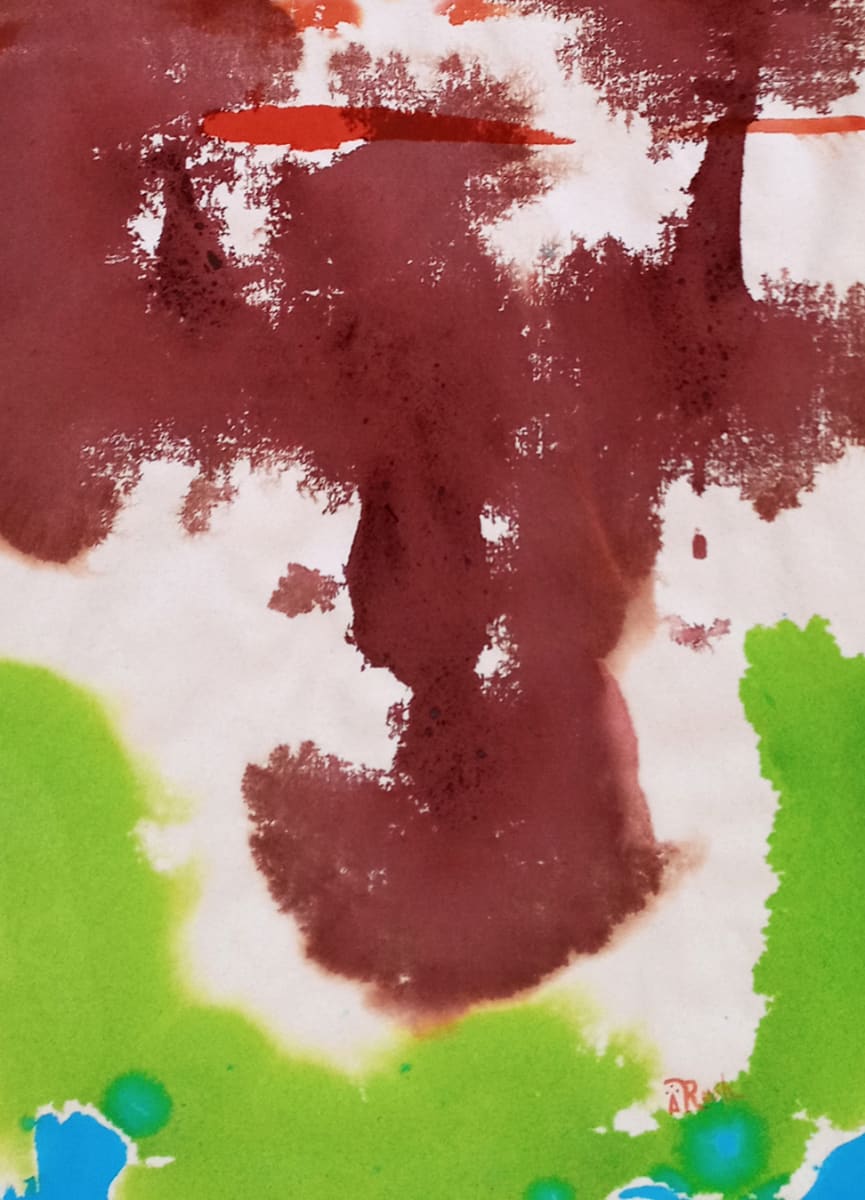 Floating Tree Island by Mary Rush  Image: "Floating Tree Island," 16 x 30 inches, Acrylic on Canvas.