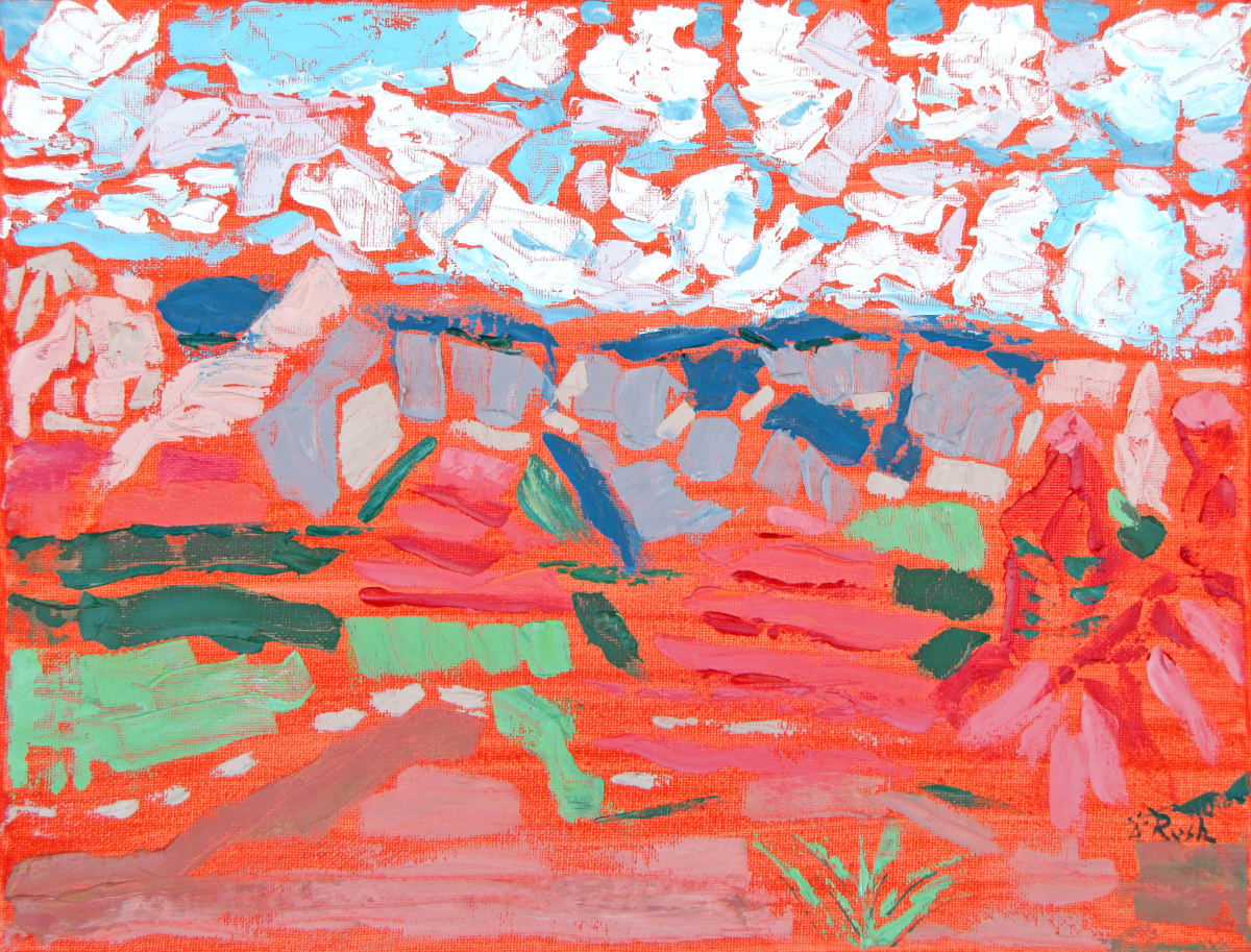 Sedona Good Day by Mary Rush  Image: Sedona Good Day, 11 x 14 x 0.75 inches, Oil on Canvas