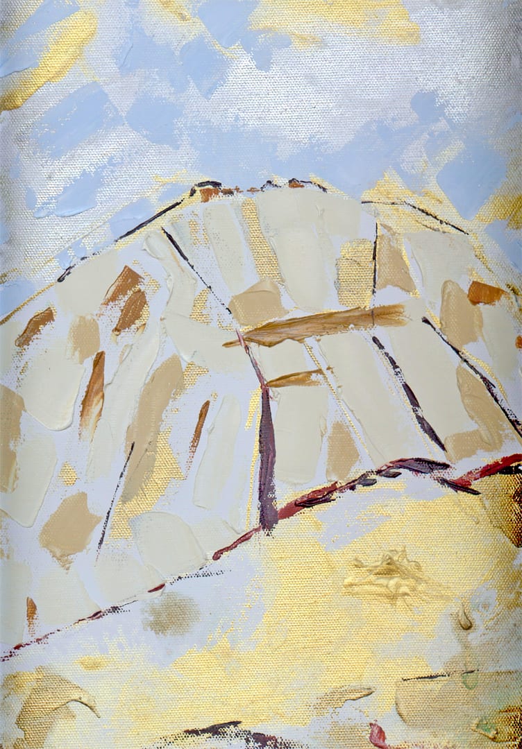 The Throne of God at the Salt Mine by Mary Rush  Image: The Throne of God
Acrylic and Oil on Canvas
14 x 11 x 0.5 inches