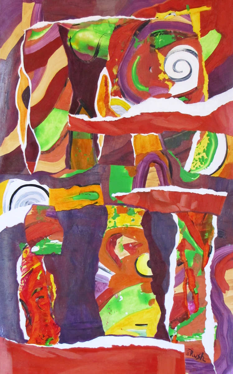Color Colossal by Mary Rush  Image: Color Colossal
Collage - Acrylic and Paper on Paper
22 x 14 inches