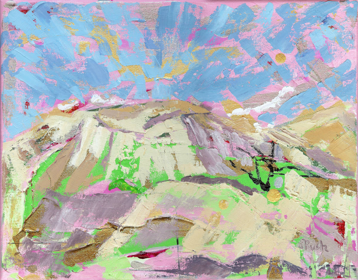 Sermon on the Mount by Mary Rush  Image: Sermon on the Mount, Acrylic and Oil on Canvas, 11 x 14 x 0.75 inches