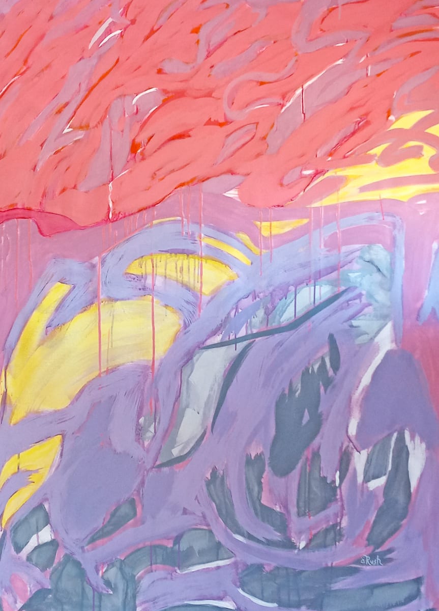 Daybreak by Mary Rush  Image: Daybreak, 54 x 41.25 inches, Acrylic on Canvas