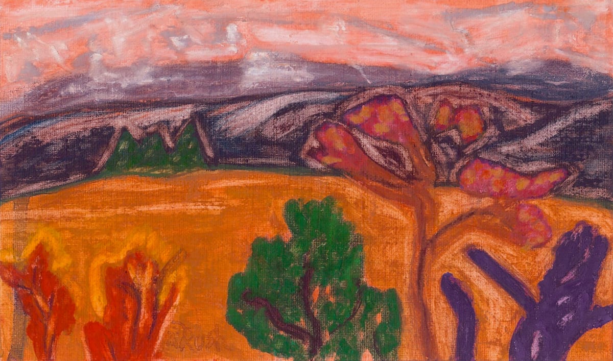 Friends by Mary Rush  Image: Friends
Mixed Media on Paper
Artwork: 4.5 x 7.5 inches