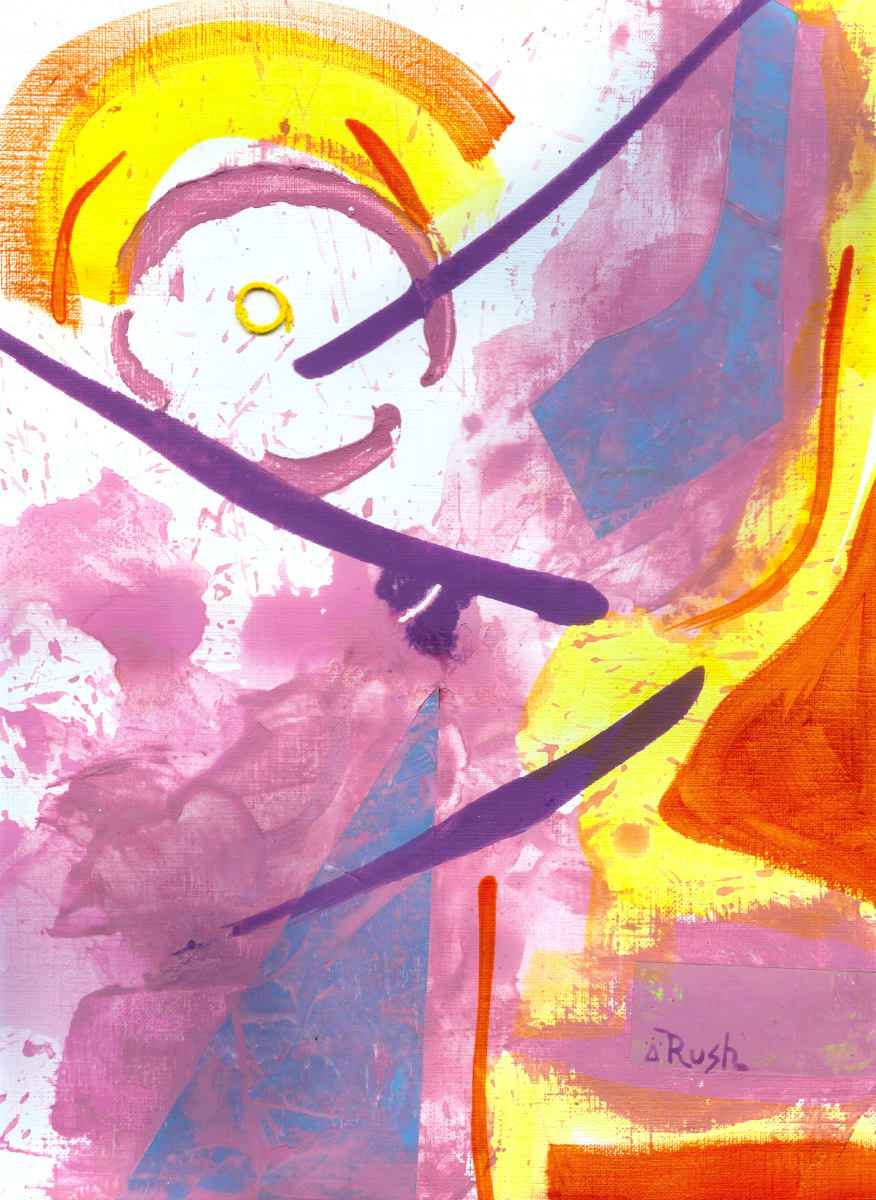 Gaiety by Mary Rush  Image: Gaiety, 12 x 9 inches, Acrylic and Paper Collage