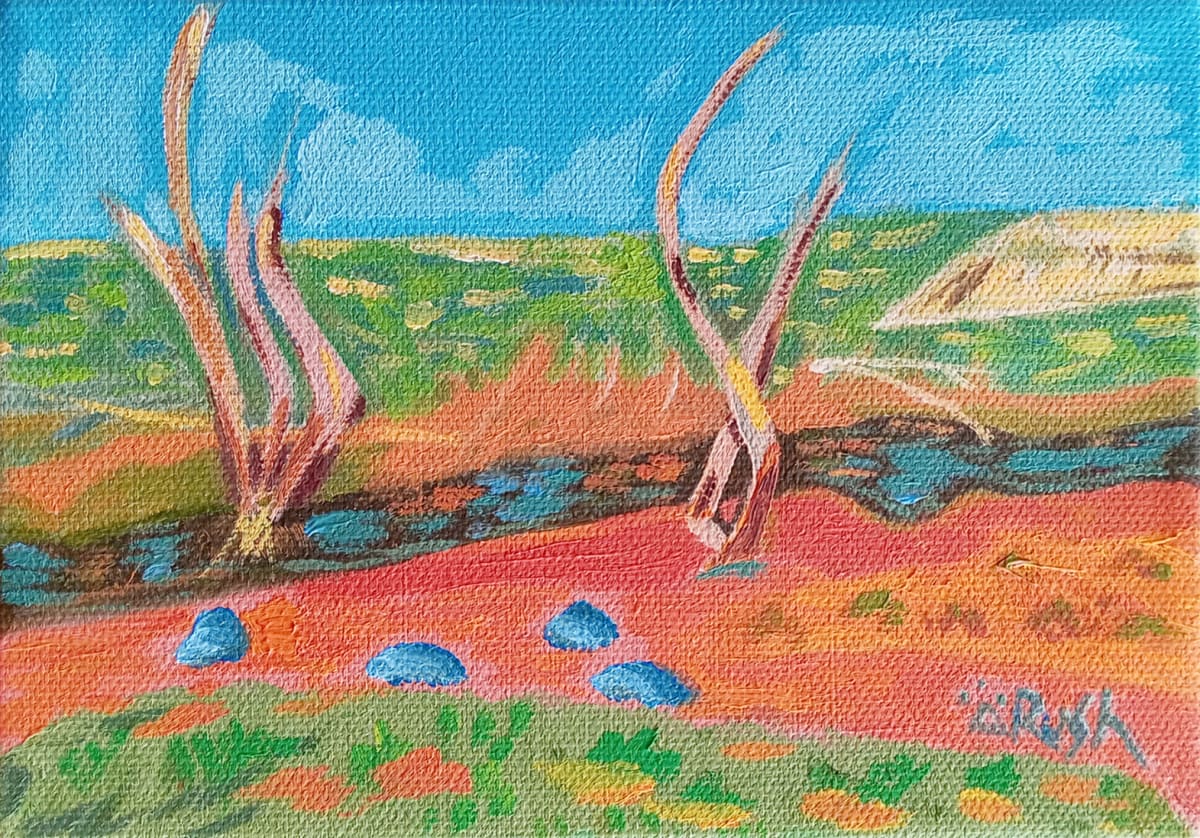 River's Dance by Mary Rush  Image: River's Dance Final Painting