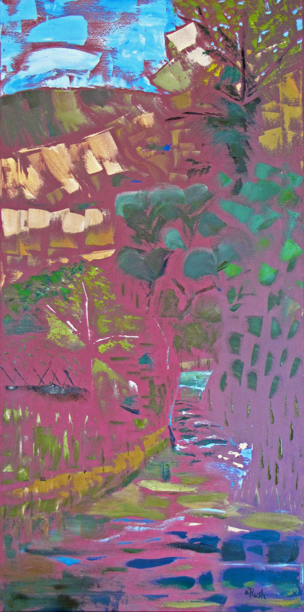 Melody by Mary Rush  Image: "Melody," 18 x 36 x 0.75 inches, Oil on Canvas.