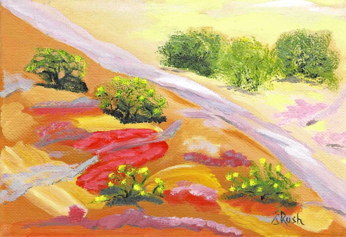 The Way is Clear by Mary Rush  Image: The Way is Clear, 5 x 7 x 0.75 inches, Oil on Canvas