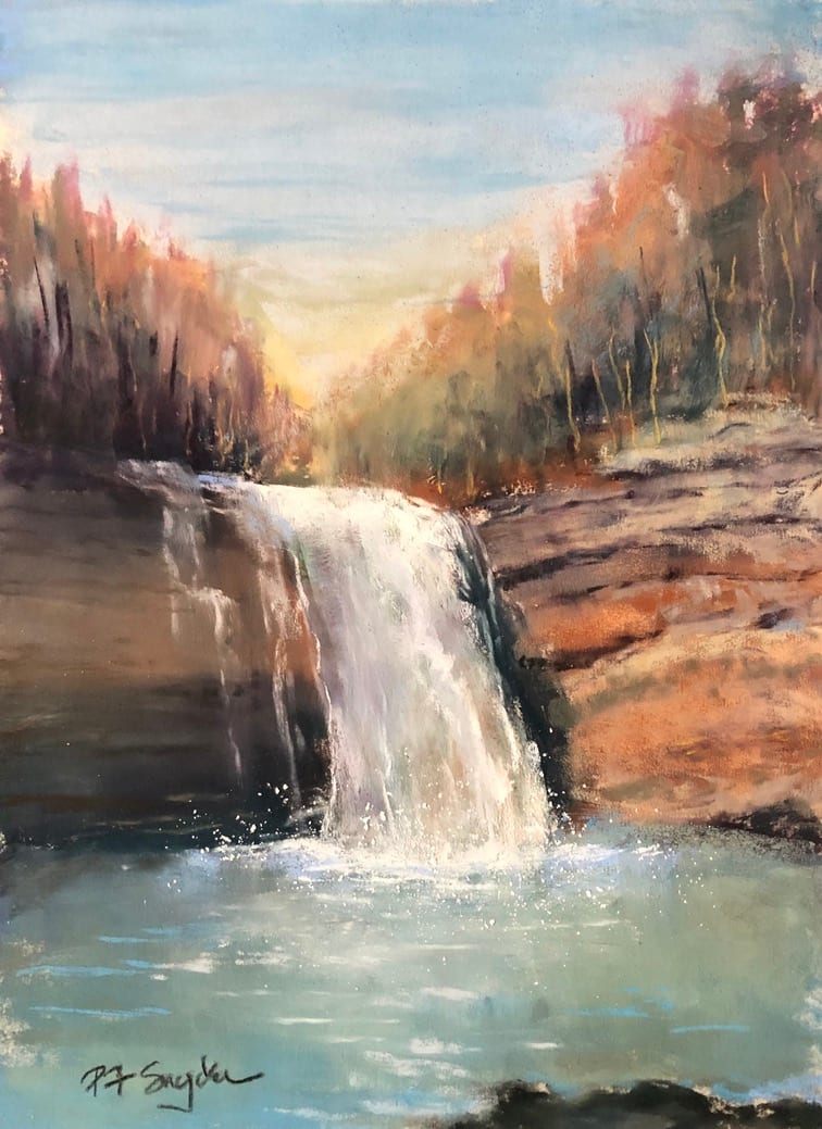 Tennessee Waterfall by Peter F Snyder  Image: Tennessee Waterfall