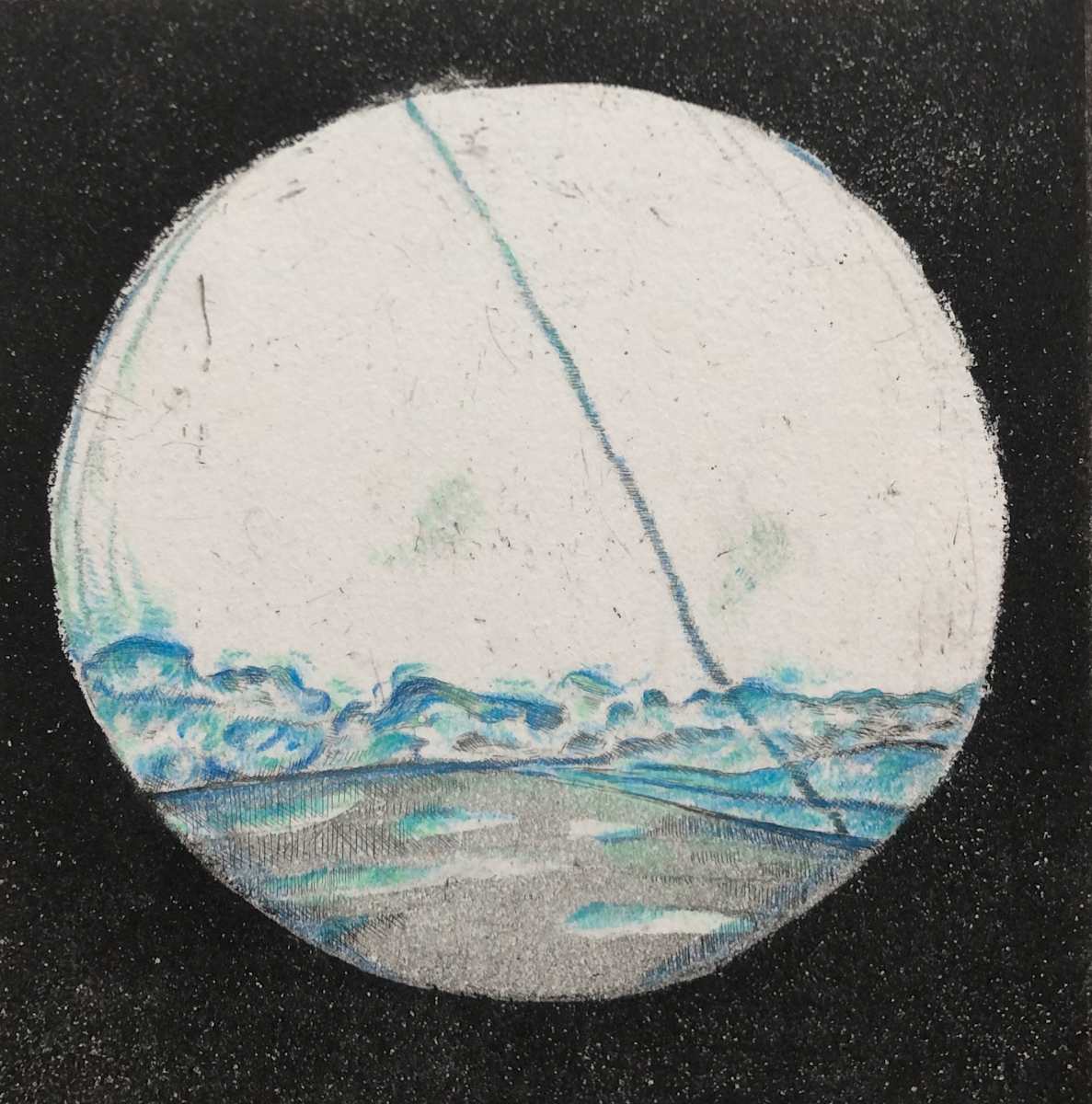 Binocular Shots (hand colored) #4 by Megan Broughton, Image 1.