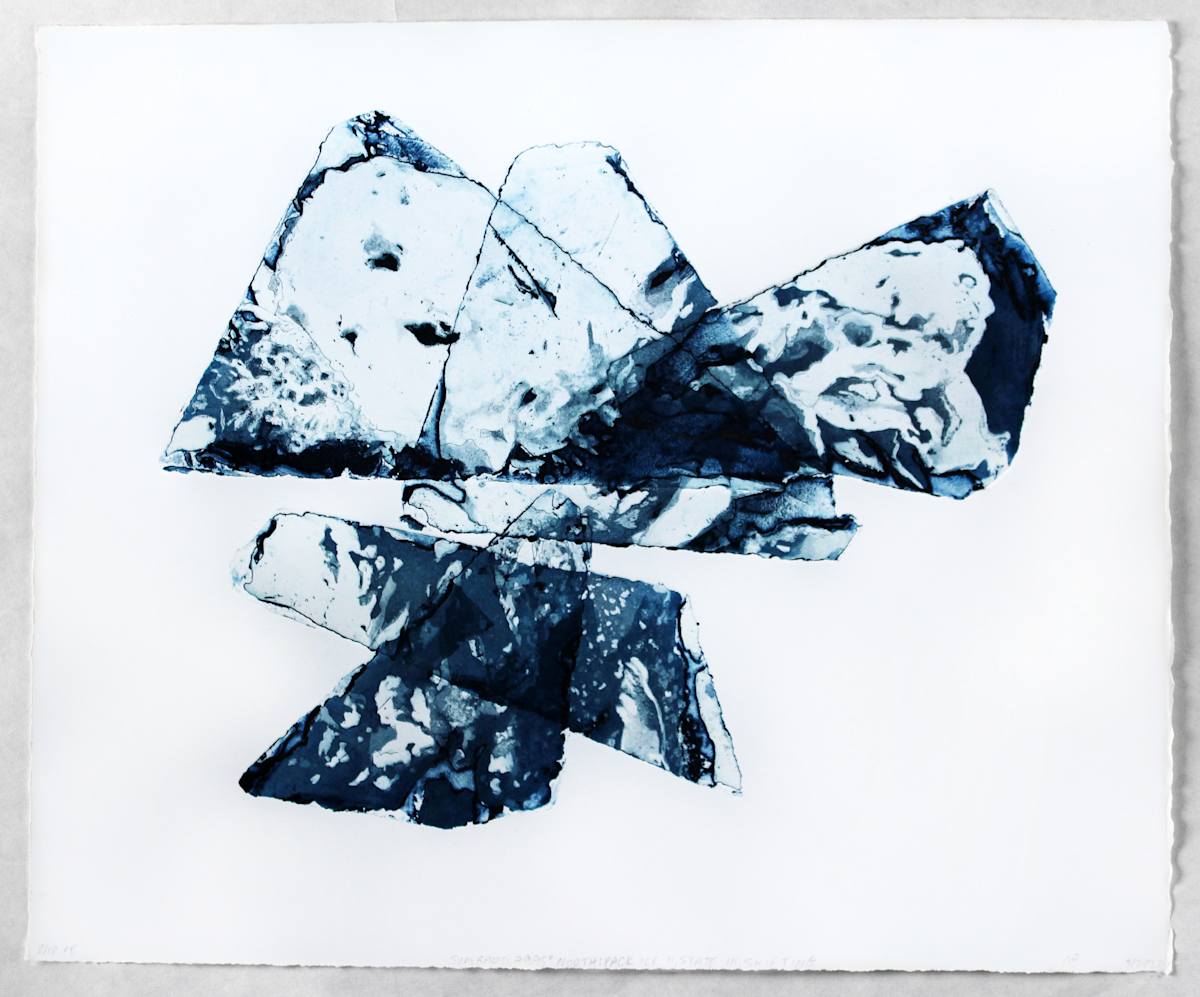 Svalbard 79.75° North: Pack Ice II State III, Shifting 8/10 by Megan Broughton 