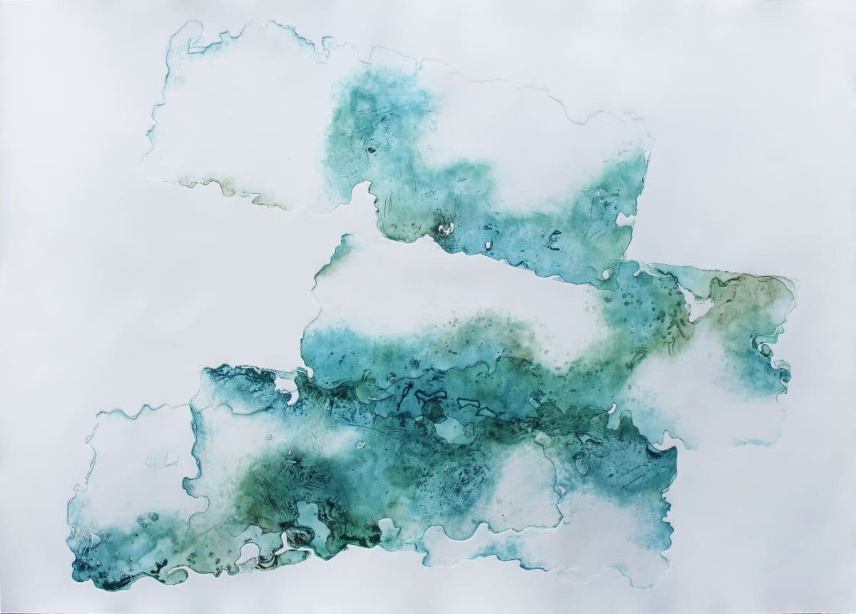 Recherchebreen Glacial Lagoon, large VE 20/22 by Megan Broughton