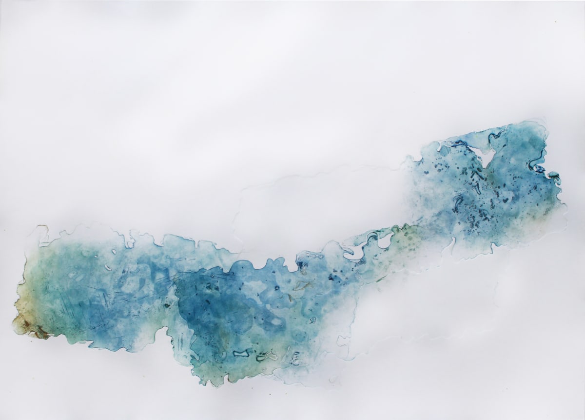 Recherchebreen Glacial Lagoon, large VE 3/22 by Megan Broughton
