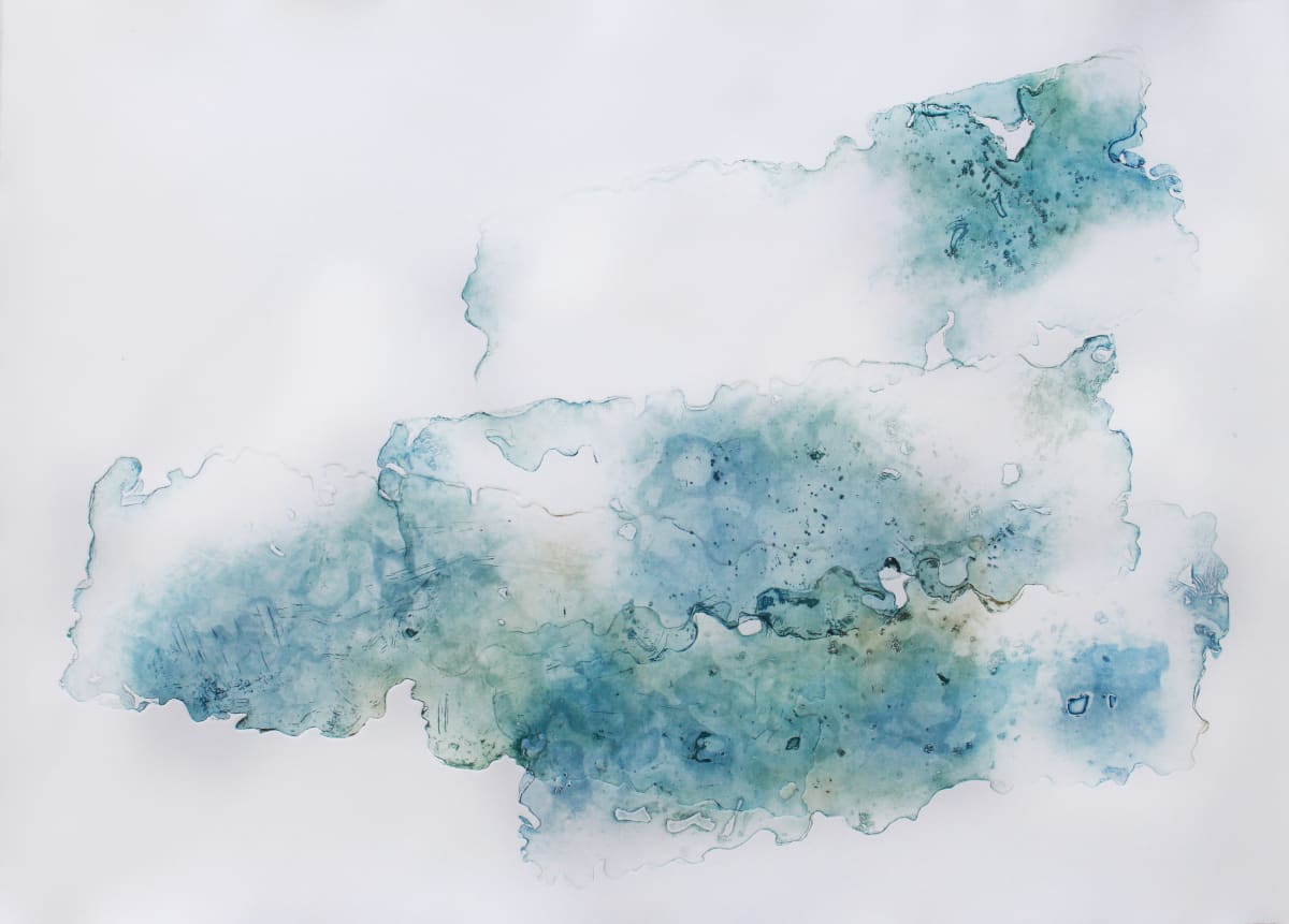 Recherchebreen Glacial Lagoon, large VE 4/22 by Megan Broughton 