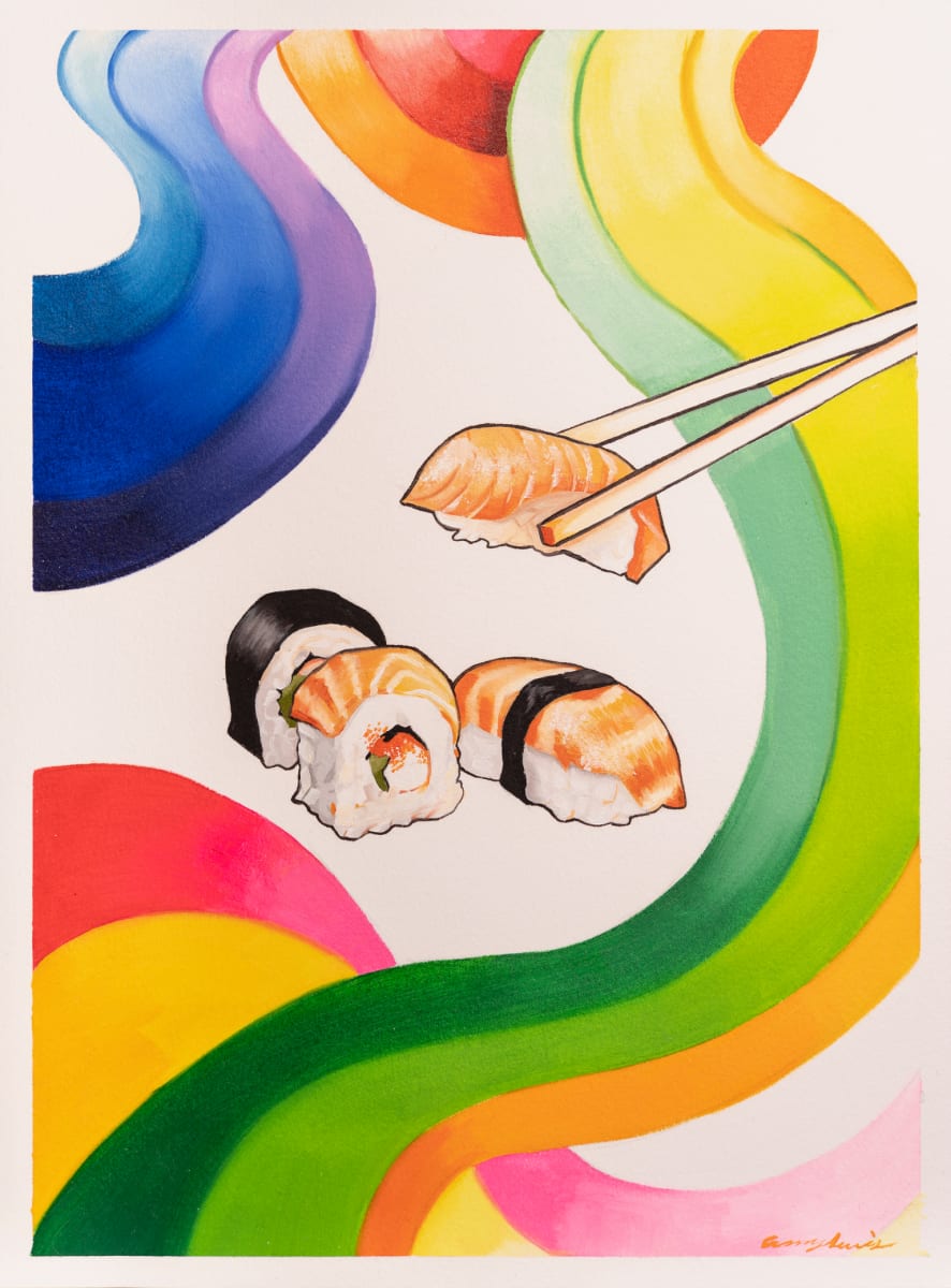 Rainbow Roll by Amy Lewis 