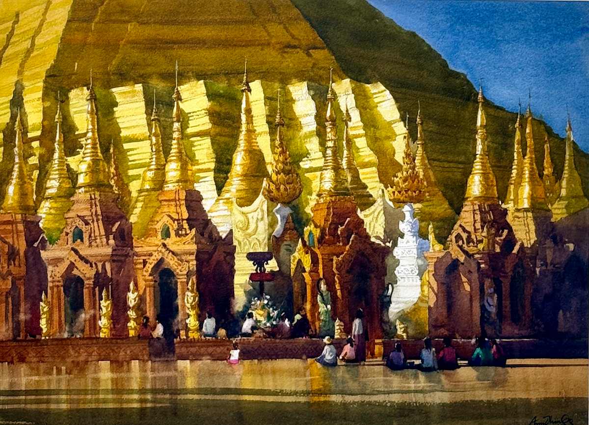 Shwedagon by Aung Thin Oo 