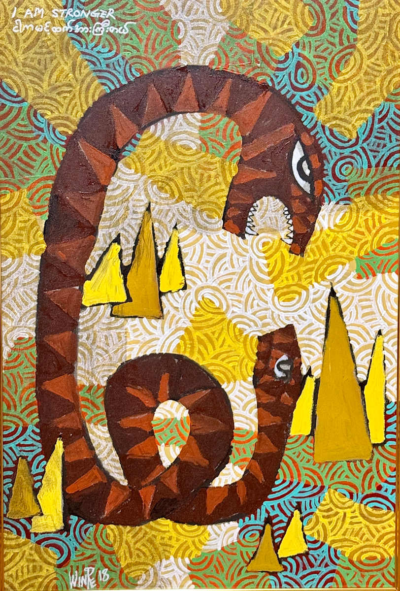 Anger, I am stronger(2018) by Win Pe, Image 2.
