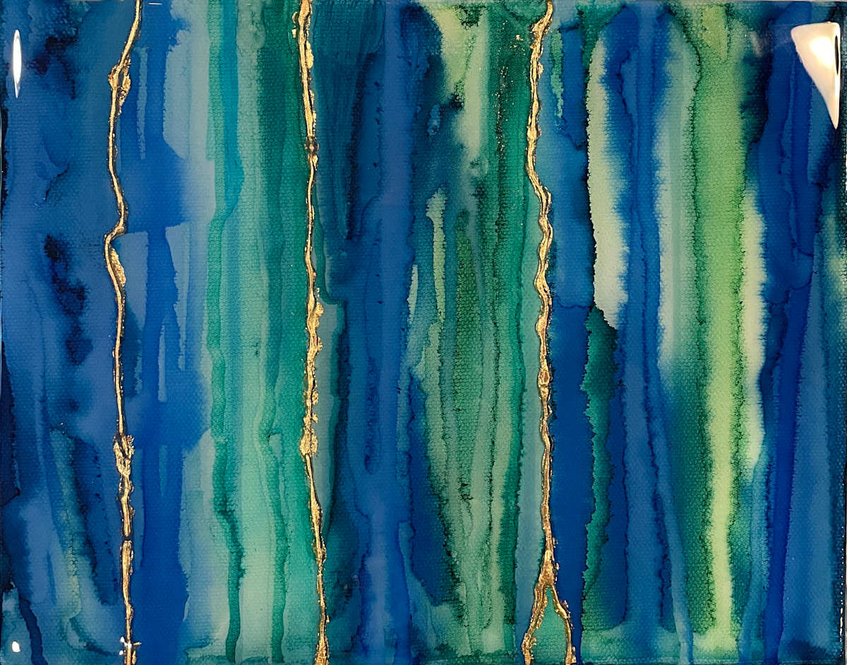 The River Flowing I by Melissa Flattery 