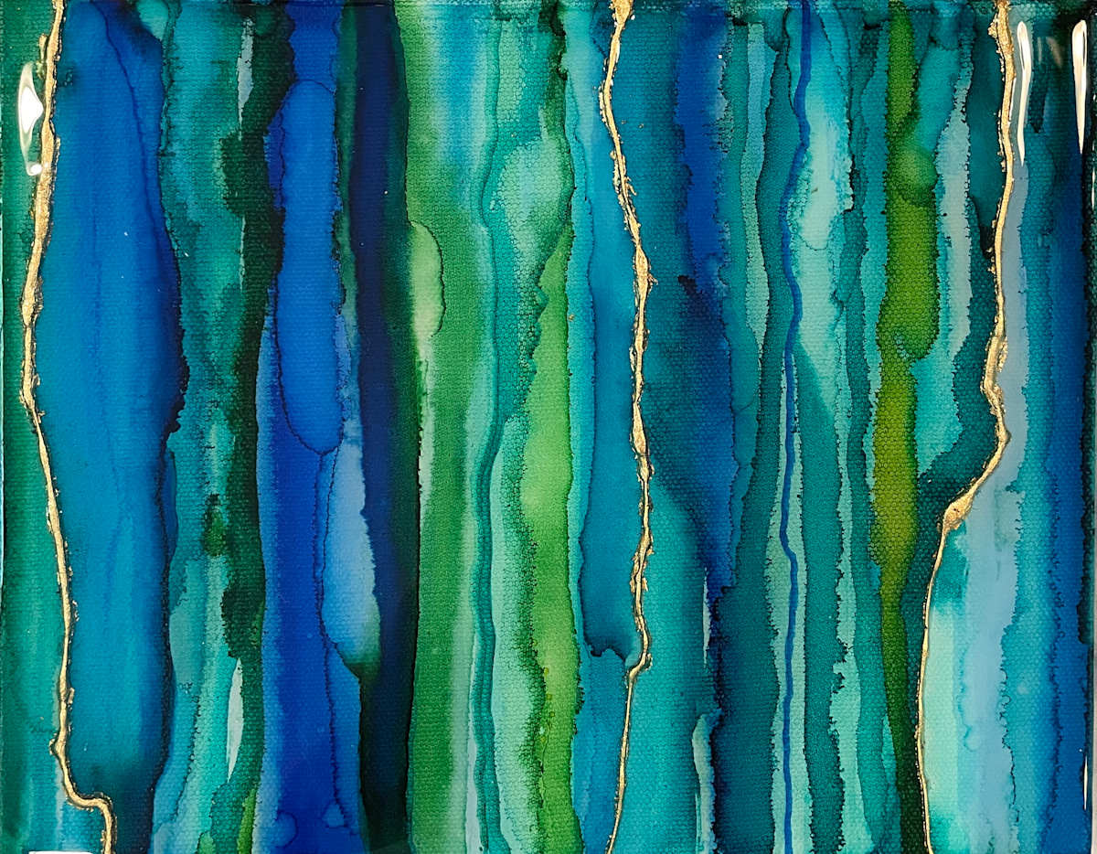 The River Flowing II by Melissa Flattery 