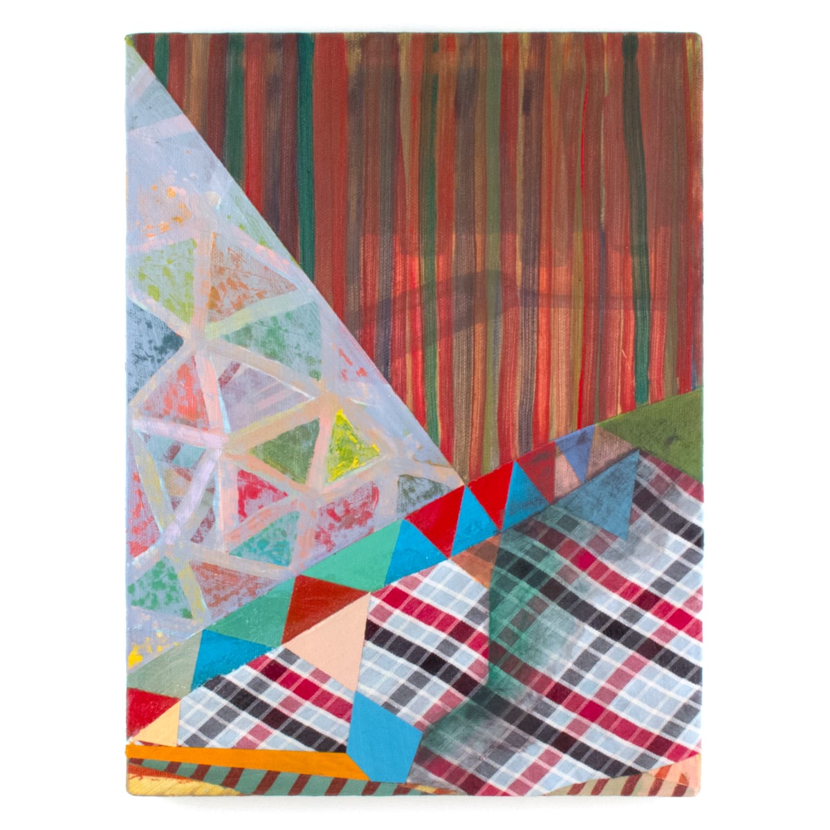 Diagonal 20 by Bruce Price  Image: Diagonal 20
acrylic and fabric on canvas
12"x9"